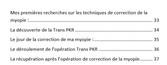 Table des matières p2