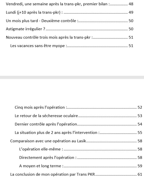 Table des matières p3